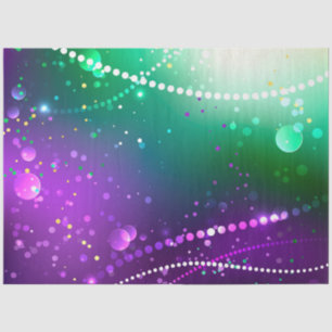 Mardi Gras Lila Hintergrund Seidenpapier