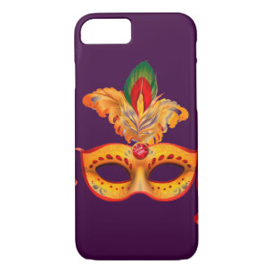Mardi gras, lila Maskerade Case-Mate iPhone Hülle