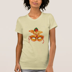 Mardi gras, lila Maskerade T-Shirt