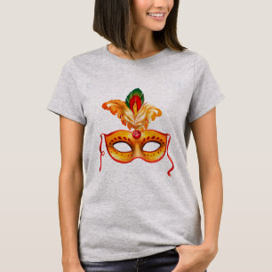 Mardi gras, lila Maskerade T-Shirt