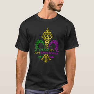 Mardi Gras Lilie Laissez Les Bon Temps Roul T-Shirt
