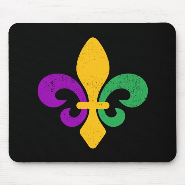 Mardi Gras Lilie Mousepad (Vorne)