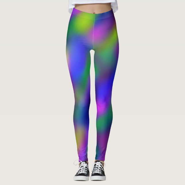 Mardi Gras Limelight Leggings (Vorderseite)