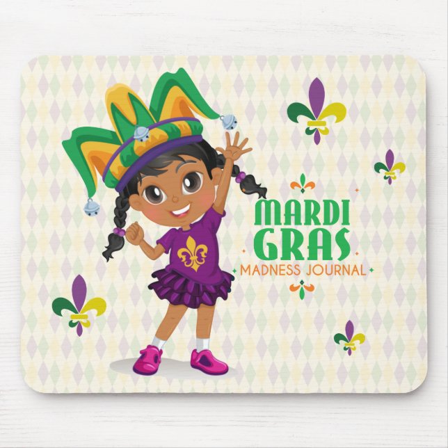 Mardi Gras Madness Mouse Pad Mousepad (Vorne)