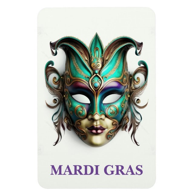 Mardi Gras Magnet (Vertikal)