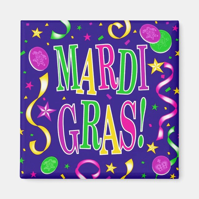 MARDI GRAS MAGNET (Vorne)