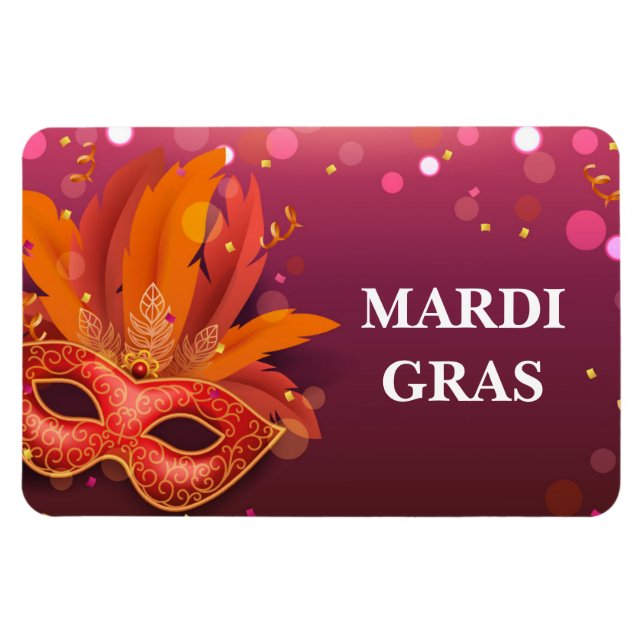 Mardi Gras Magnet (Horizontal)