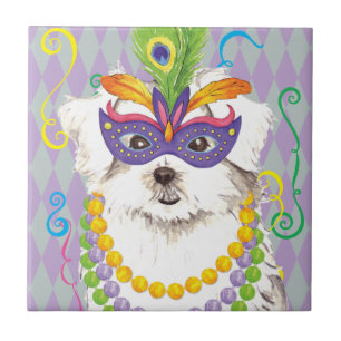 Mardi Gras Maltesisch Fliese