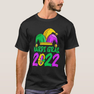 Mardi Gras Mardi Gras 2022 Maskenfedern T-Shirt