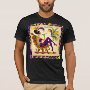 Mardi Gras Martini Woman T-Shirt