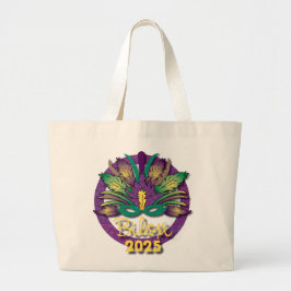 Mardi Gras Mask Bag 2025 - Biloxi, MS Jumbo Stoffbeutel