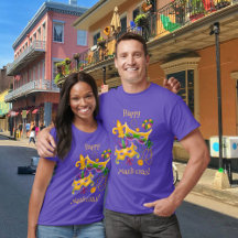 Mardi Gras Mask Lilie Beads King Cake
