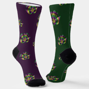 Mardi Gras Mask Socken