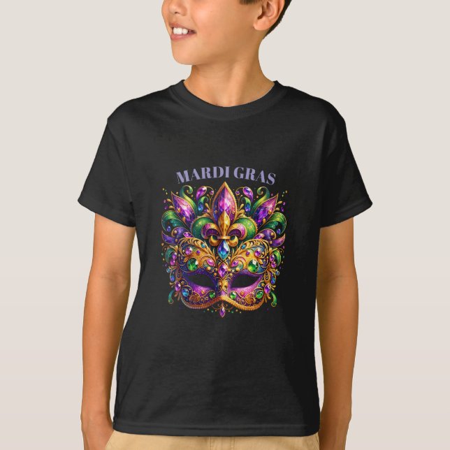 Mardi Gras Mask  T-Shirt (Vorderseite)
