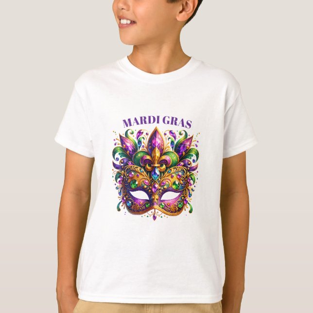 Mardi Gras Mask  T-Shirt (Vorderseite)