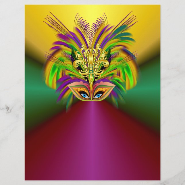 Mardi-Gras-Mask-The-Queen-V-2 (Vorderseite)