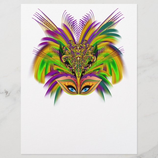 Mardi-Gras-Mask-The-Queen-V-3 Flyer (Vorne)