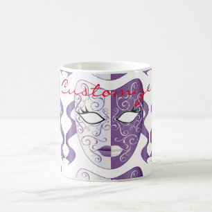 Mardi Gras Mask Thunder_Cove Kaffeetasse