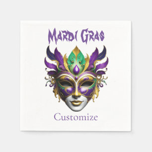 Mardi Gras Mask Thunder_Cove Serviette