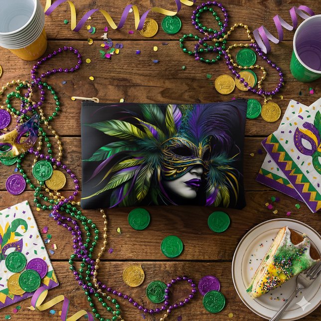 Mardi Gras Mask Zubehörtasche (Von Creator hochgeladen)