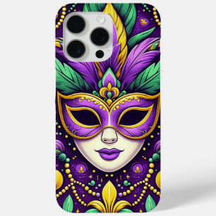 Mardi Gras maske/perlen/Lilie Case-Mate iPhone Hülle