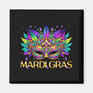 Mardi Gras Maskenperlen Karneval Frauen Mädchen Ki Magnet