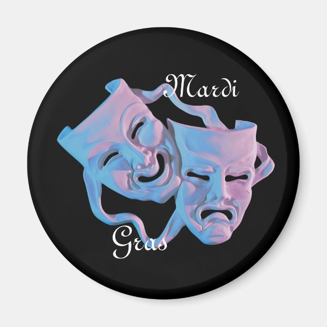 Mardi Gras Masks Magnet (Vorne)