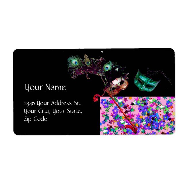 MARDI GRAS MASQUERADE Konfetti (Vorne)