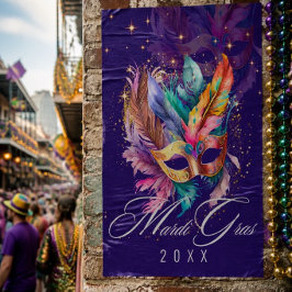 Mardi Gras Masquerade Mask | Lila Poster