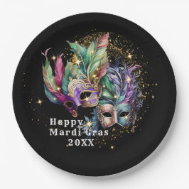 Mardi Gras Masquerade Mask Pappteller