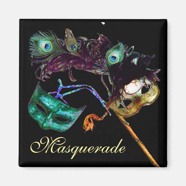 MARDI GRAS MASQUERADE PARTY MAGNET (Vorne)
