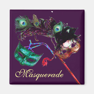 MARDI GRAS MASQUERADE PARTY MAGNET