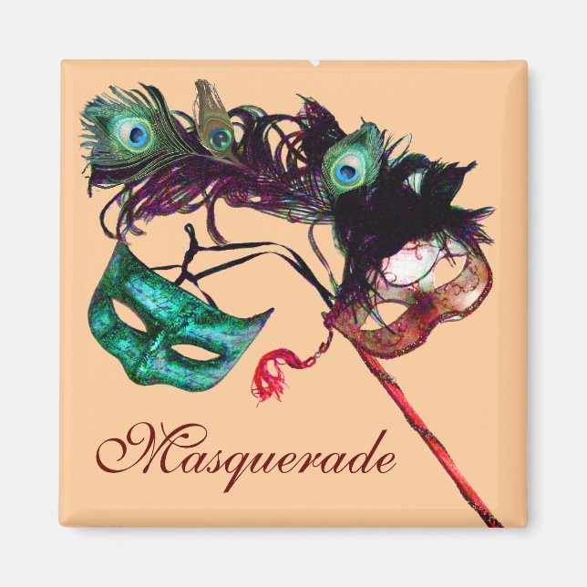 MARDI GRAS MASQUERADE PARTY MAGNET (Vorne)
