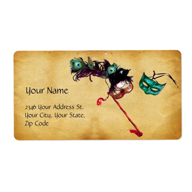 MARDI GRAS MASQUERADE Perchment (Vorne)