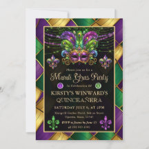 Mardi Gras Masquerade Quinceanera