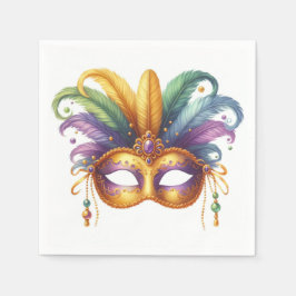 Mardi Gras Masquerade Serviette
