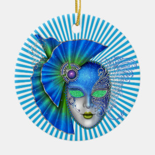 Mardi Gras - Masquerade - SRF Keramik Ornament