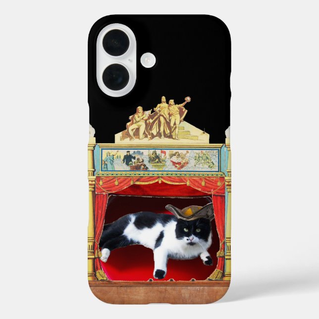 MARDI GRAS MASQUERADE THEATER CAT Case-Mate iPhone HÜLLE (Rückseite)