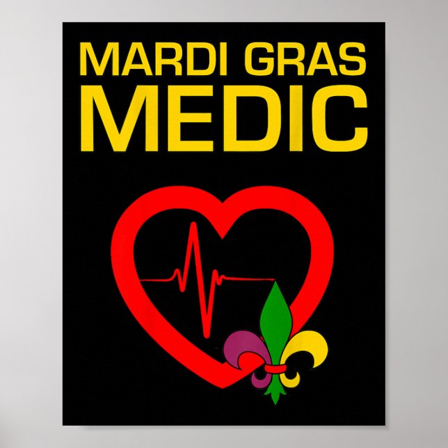 Mardi Gras Medic Poster (Vorne)
