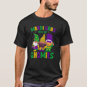 Mardi Gras Mit meinen Gnomies feiern Parade Par T-Shirt