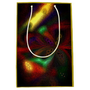 "Mardi Gras" (Mittel) Geschenktasche Mittlere Geschenktüte