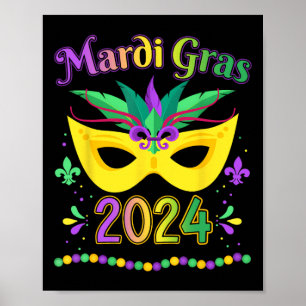 Mardi Gras-Narr-Kostüm Kinder Mädchen Jungen Männe Poster