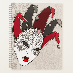 Mardi Gras Narrenmaske Venetianischer Karneval Planer
