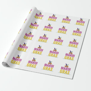Mardi Gras New Orleans 2024 Karneval Geschenk Geschenkpapier