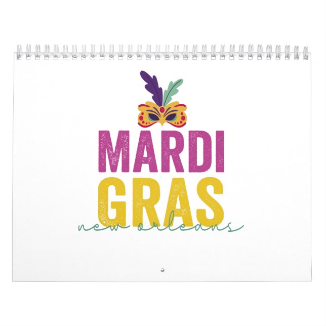 Mardi Gras New Orleans 2024 Karneval Geschenk Kalender (Titelbild)
