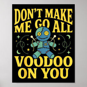 Mardi Gras New Orleans Hexe Voodoo-Doktor Voodoo Poster