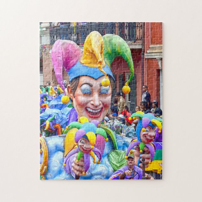Mardi Gras New Orleans. Puzzle (Vertikal)