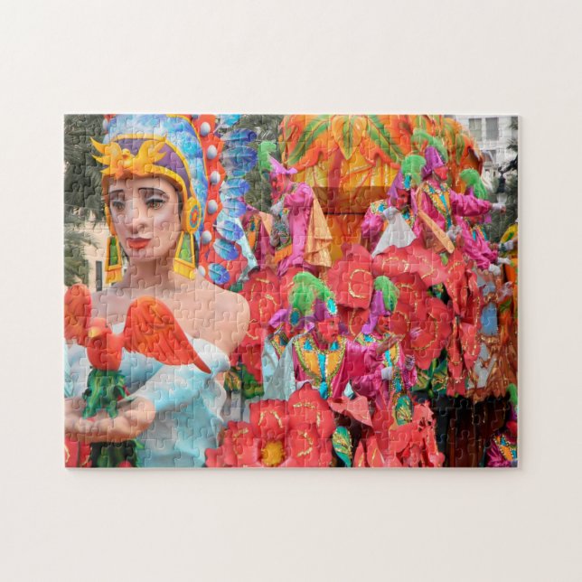 Mardi Gras New Orleans. Puzzle (Horizontal)