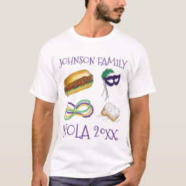 Mardi Gras NOLA Frische Pasta machen T-Shirt