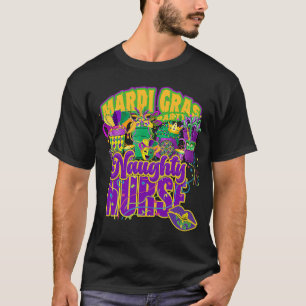 Mardi Gras Nurse Kostüm 2023 Jester Louisiana par T-Shirt